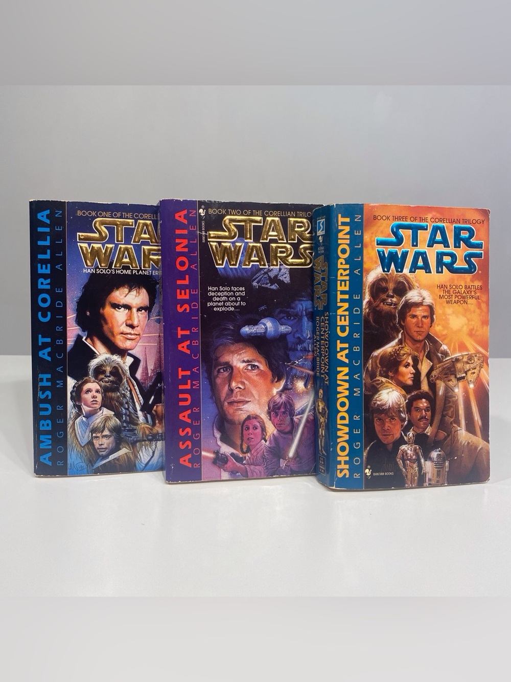 Star Wars Corellian Trilogy 1-3 Complete Han Solo (Paperback, 1995)